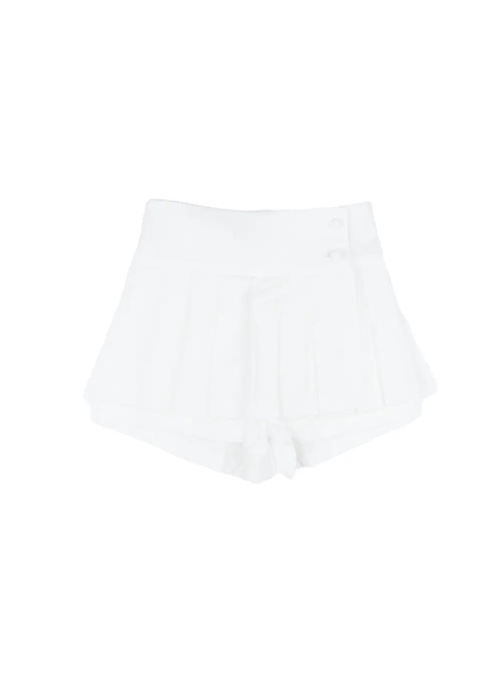pleated-mini-skirt-cl507 / White