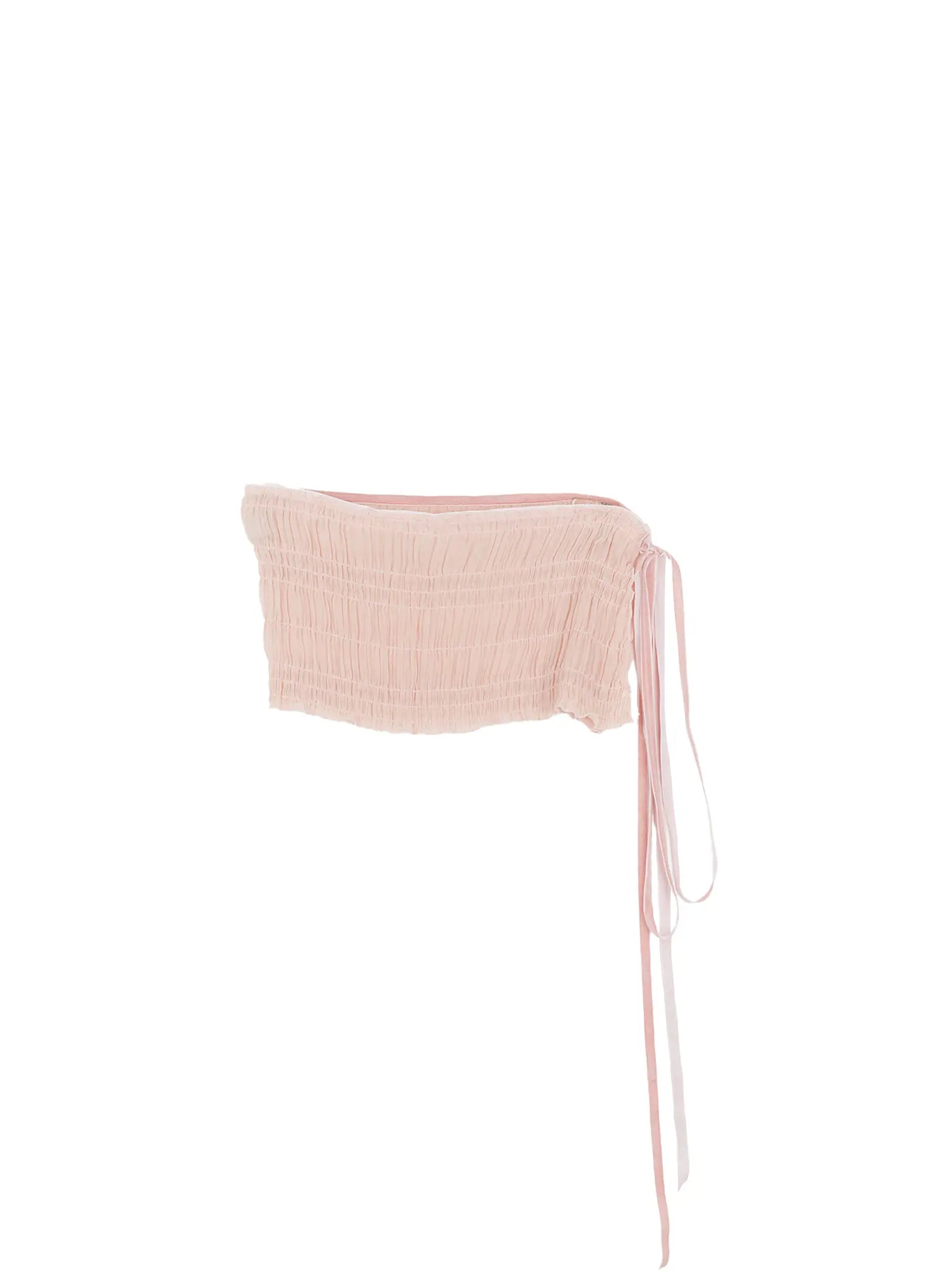 lace-layered-wrap-mini-skirt-cg529 / Pink