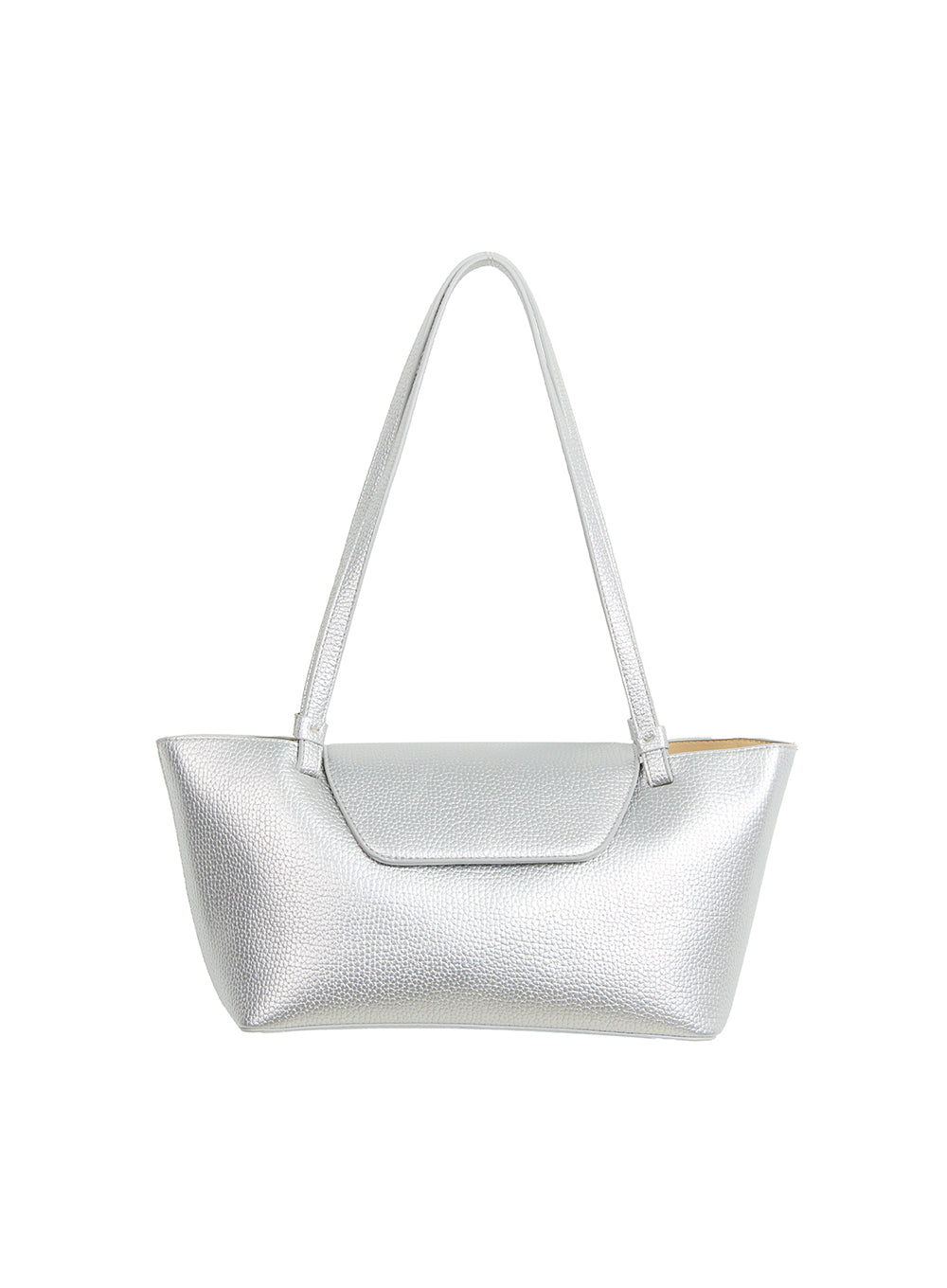 basket-shape-shoulder-bag-cf503 / silver