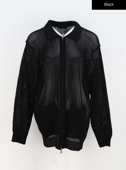 Mesh Zip-Up Unisex CY322