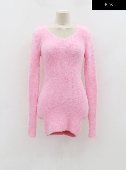 Scoop Neck Soft Mini Dress CJ312