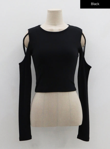 Simple Off Shoulder Crop Top CO04