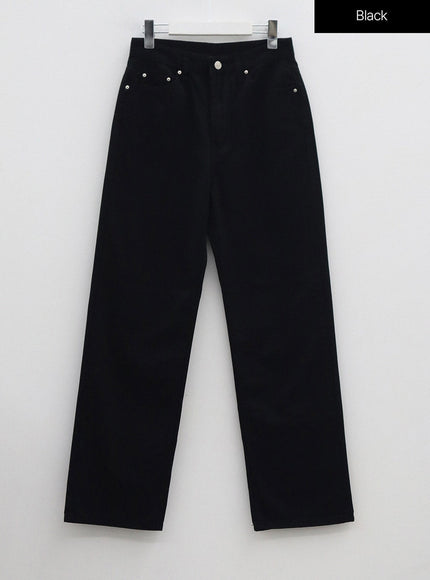 Straight Leg Cotton Pants OM331