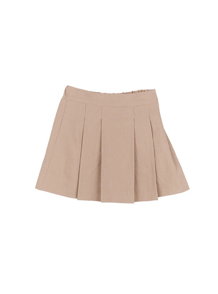 Classic Pleated Mini Skirt CF526