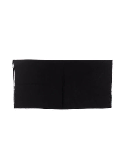 elegant-line-scarf-co524 / Black