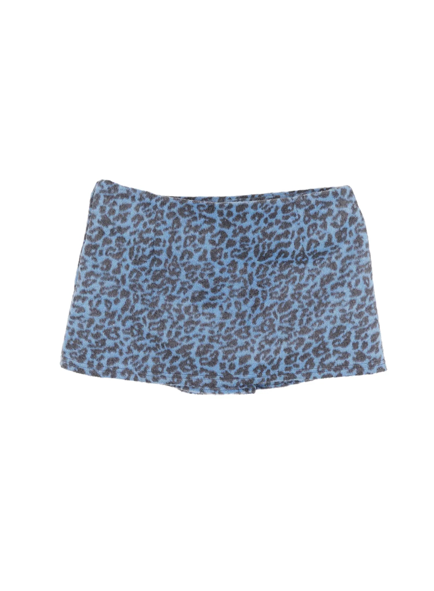y2k-patterned-mini-skirt-cd501 / Blue