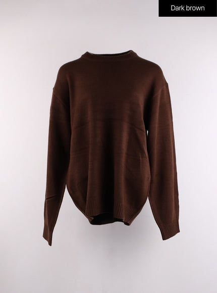 cozy-oversized-unisex-sweatshirt-cf401 / Dark brown
