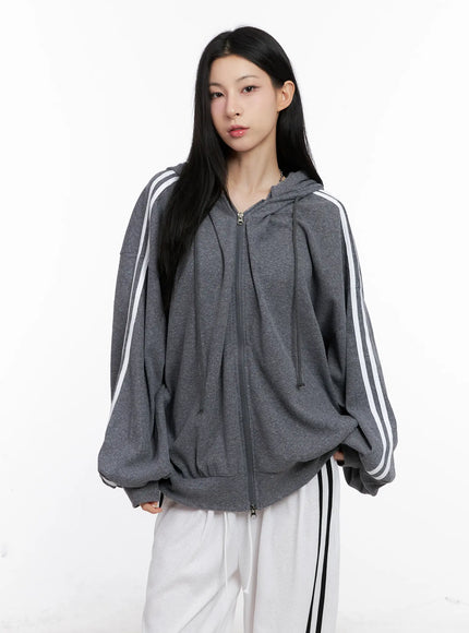 Waffle Knit Track Hoodie CG525