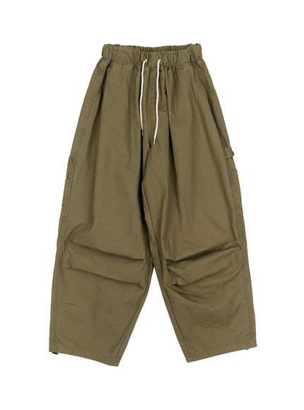 relaxed-fit-baggy-carpenter-pants-ca501 / Dark green