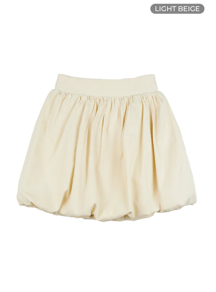 elegant-bandage-fit-mini-skirt-os416 / Light beige