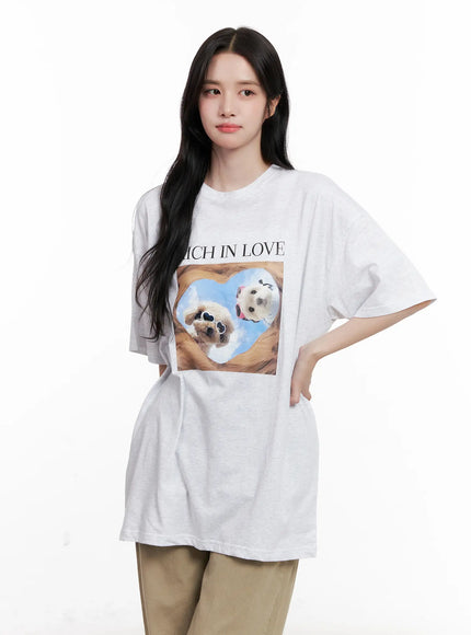 Oversized Graphic T-Shirt CL515