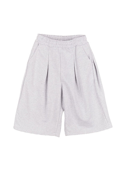 oversize-midi-bermuda-sweatshorts-ca509 / Light gray