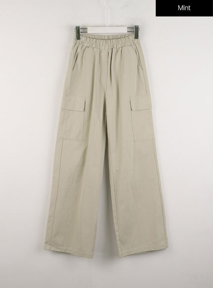 cargo-straight-leg-pants-od311 / Mint