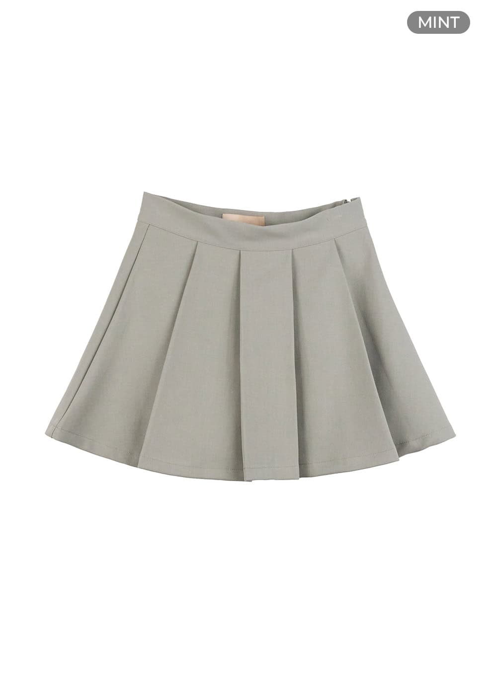 pleated-solace-mini-skirt-oo407 / Mint