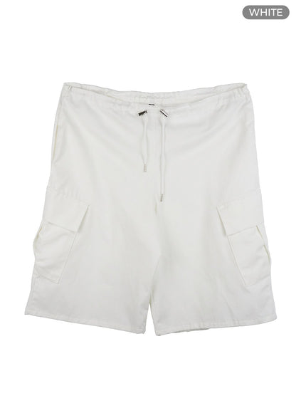 baggy-cargo-shorts-og406 / White