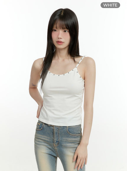 stud-cami-top-cg401 / White