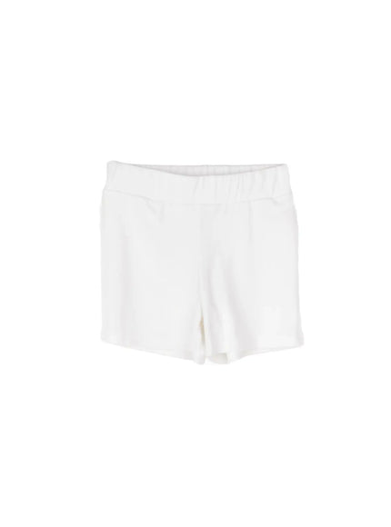 everyday-comfort-elastic-shorts-ca517 / White