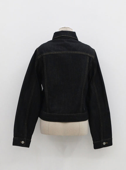 Button Denim Jacket OF321