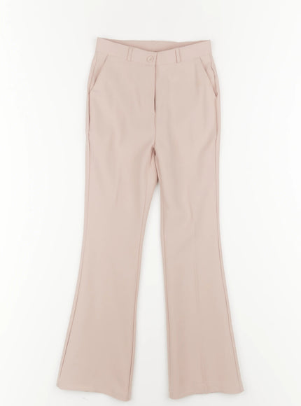 flared-slacks-cn519 / Beige