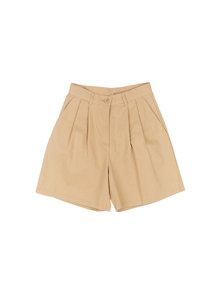 wide-fit-shorts-cu513 / Beige