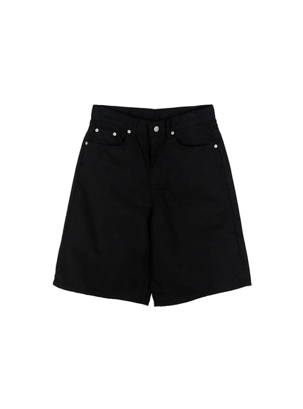 Wide-Leg Bermuda Shorts CG501