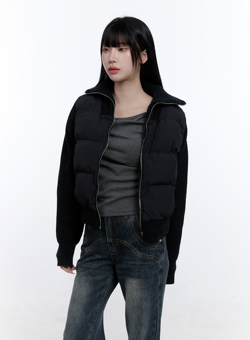 warmembrace-puffer-jacket-cd420 / Black