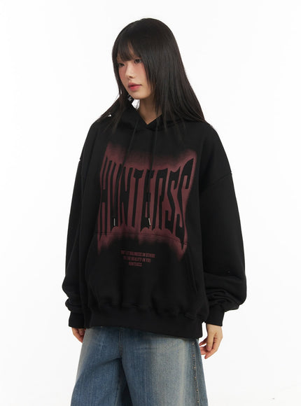 Graphic Oversized Hoodie CF519