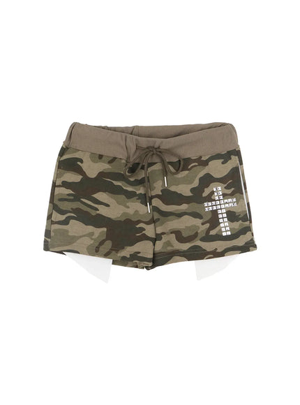 studded-cross-pocket-shorts-cf513 / Camouflage