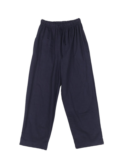 soft-cotton-graphic-sweatpants-cf514 / Dark blue