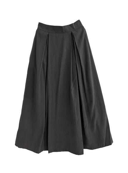 Classic Pintuck Maxi Skirt CO531