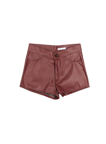 Urban Faux-Leather Shorts CM506