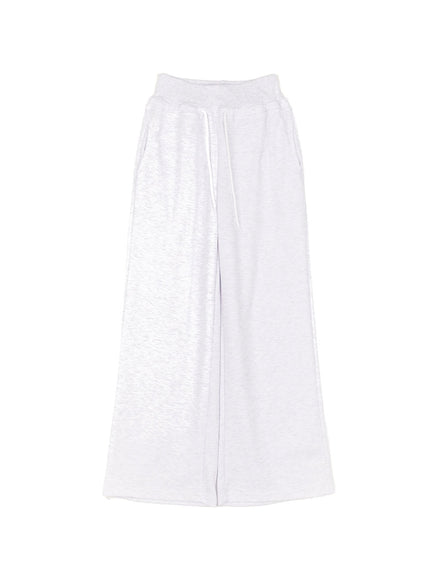 Chic High-Waisted Wide-Leg Sweatpants CF518