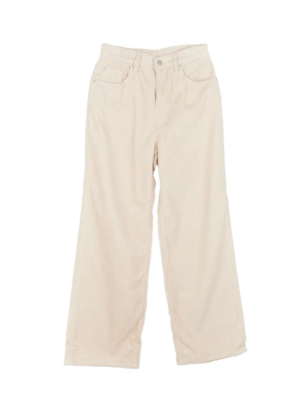 corduroy-wide-pants-cn518 / Light beige