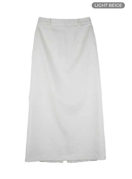 solid-tailored-maxi-dress-cl426 / Light beige