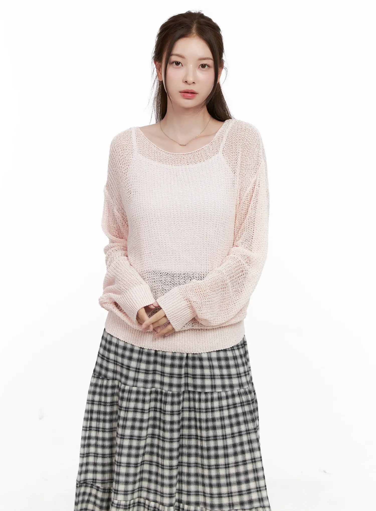 Summer Loose-Fit Long Sleeve Knit CL523