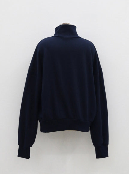 Oversized Half Zip-Up OF316
