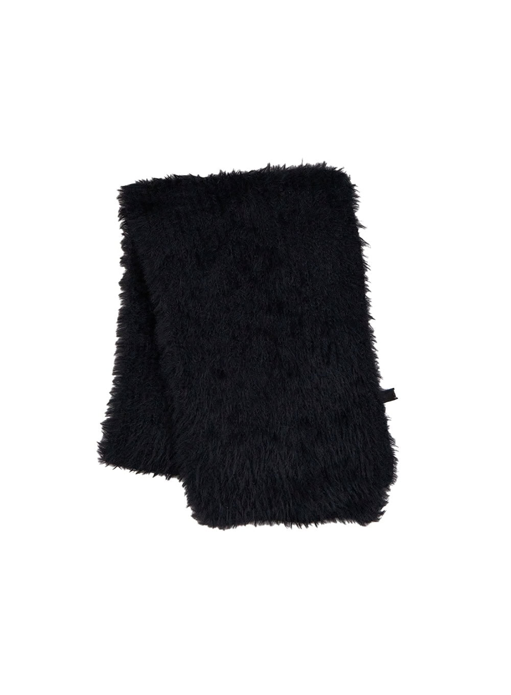 cozy-fur-scarf-cd411 / Black