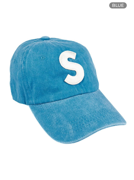 washed-cotton-baseball-cap-og406 / Blue