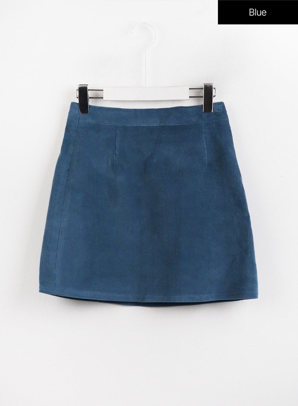 Navy blue 2024 suede mini skirt