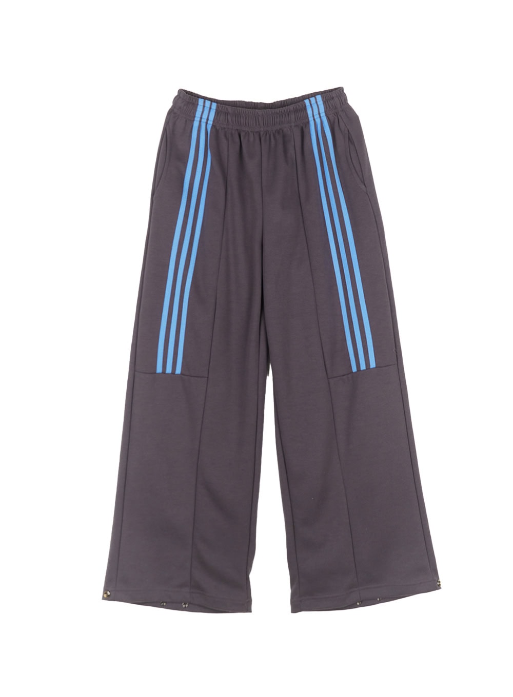 striped-wide-fit-sweatpants-ca523 / Dark gray
