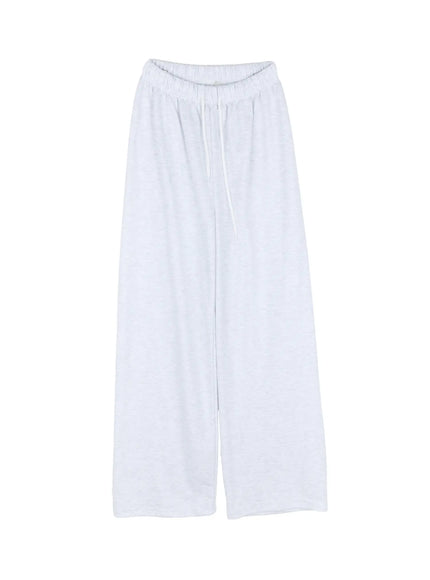wide-leg-casual-sweatpants-cg514 / Light gray