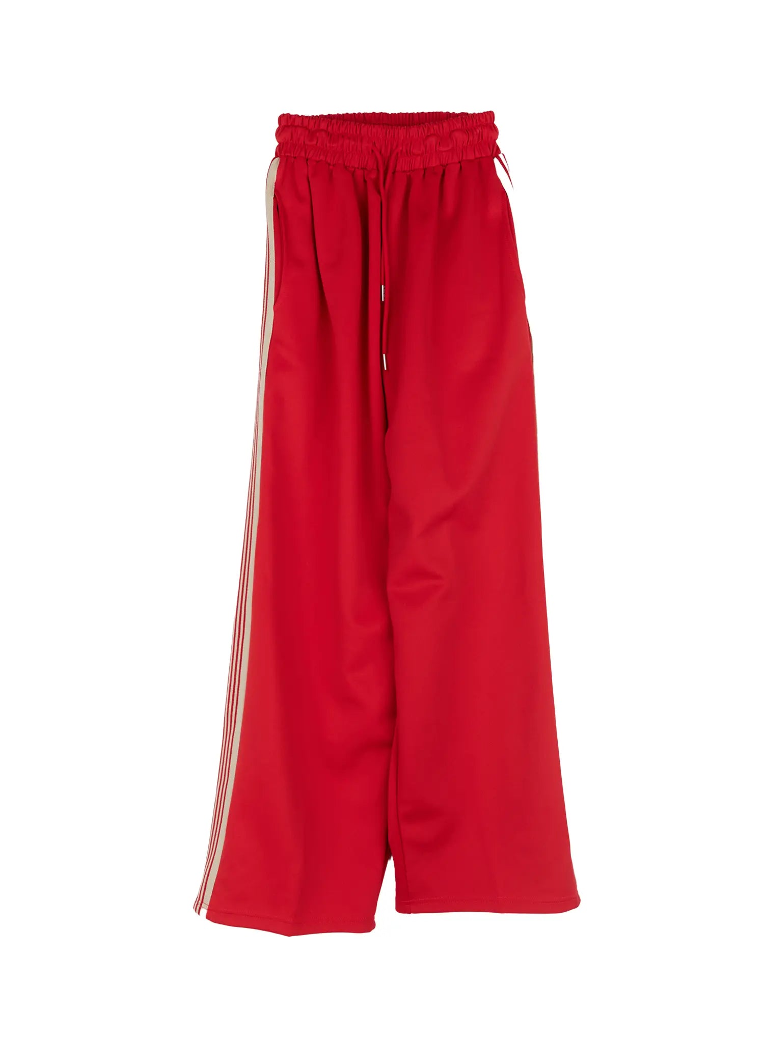 relaxed-fit-striped-sweatpants-cs529 / Red