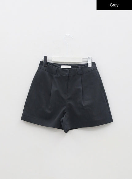 Wide Leg Cotton Shorts OM316