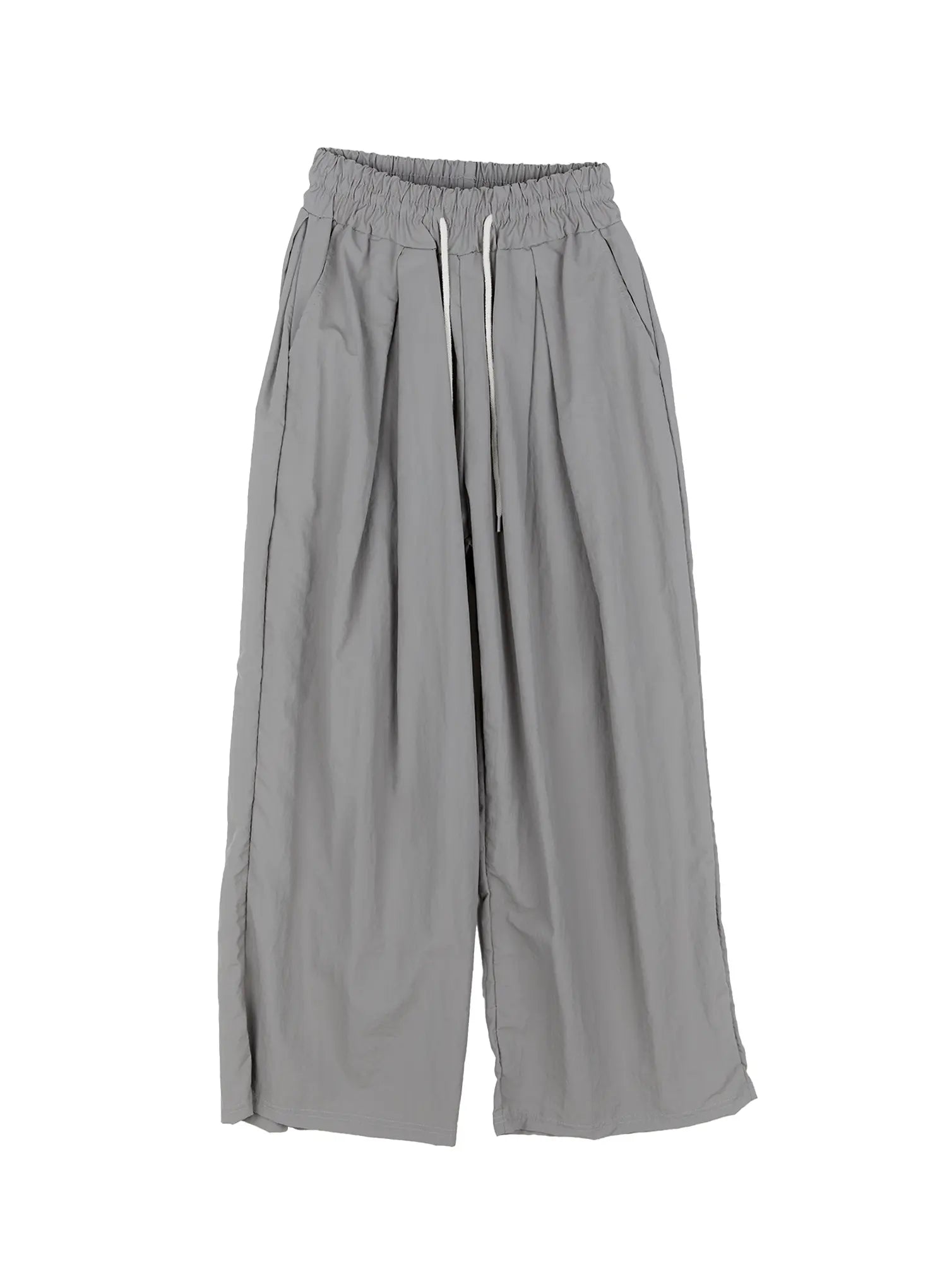 oversized-wide-leg-track-pants-cg501 / Gray