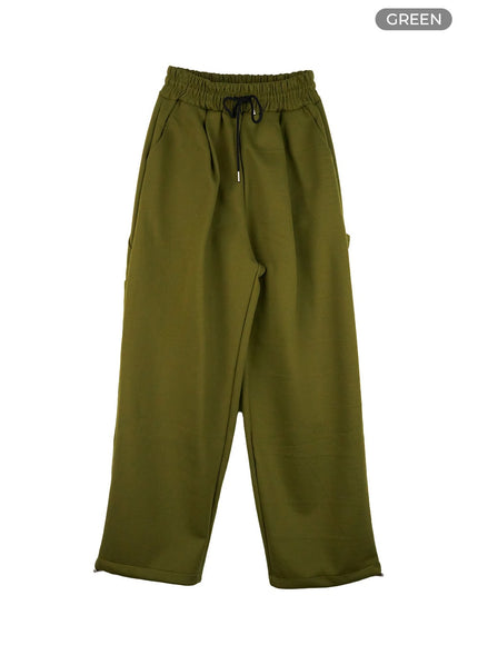 cozy-wide-fit-joggers-co424 / Green