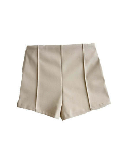 classic-pintuck-shorts-cn504 / Light beige