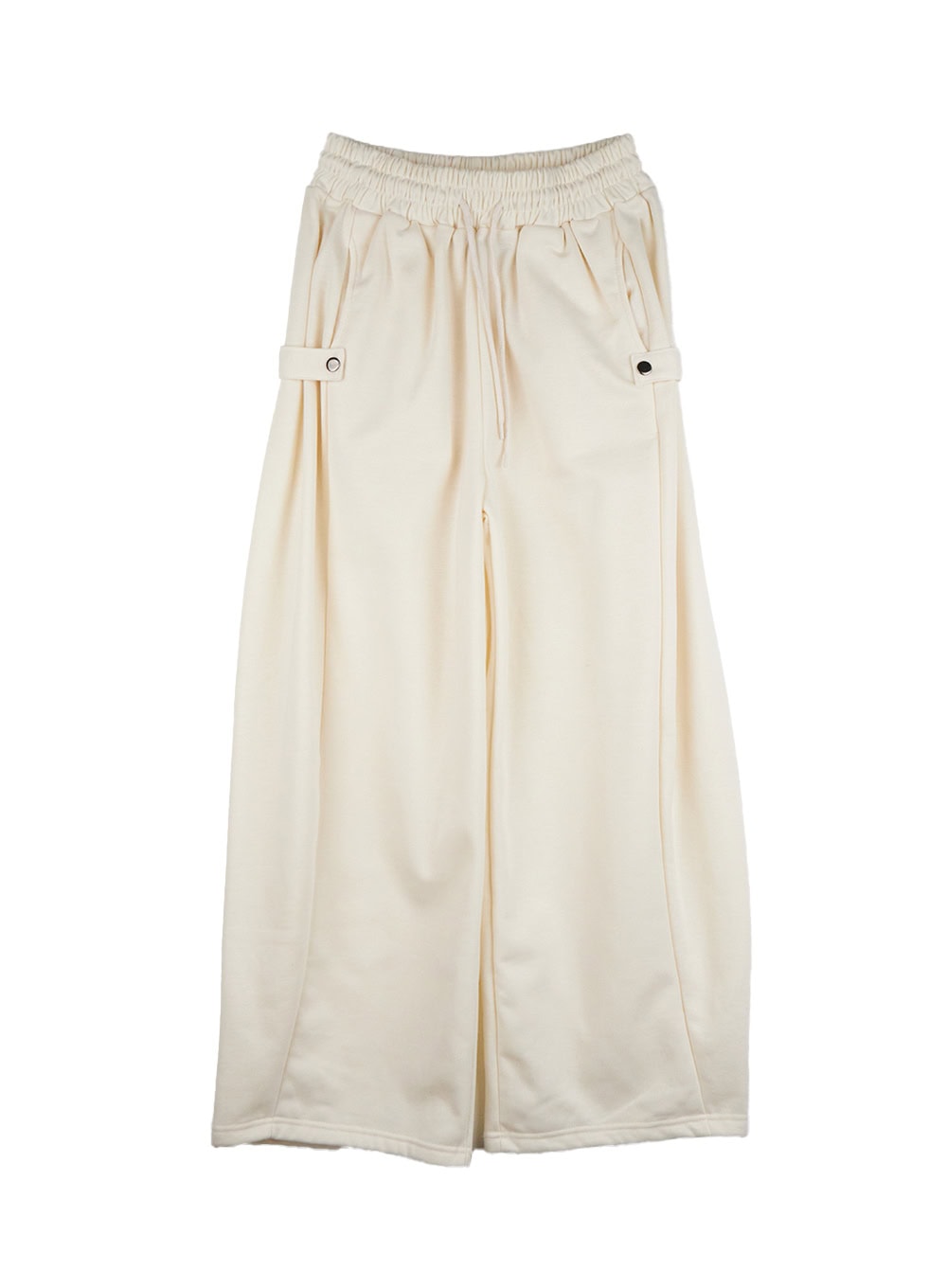 drawstring-wide-fit-sweatpants-cd423 / Light beige