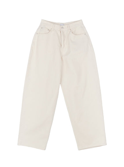 relaxed-fit-wide-leg-pants-cf514 / White
