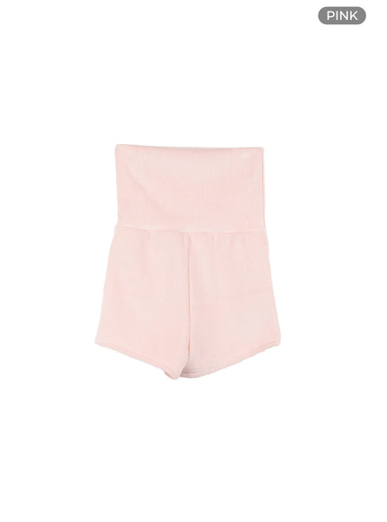 corduroy-slim-shorts-co419 / Pink