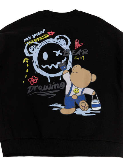 bear-graphic-oversized-sweatshirt-cn527